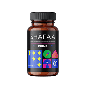 Shafaa Evolve Magic Mushroom Microdosing Prime Capsules