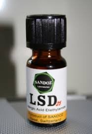 High-purity Liquid LSD in dropper bottle for psychedelic use