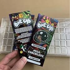 Magic mushroom chocolate bar infused with psilocybin