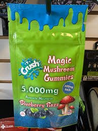 Psychedelic psilocybin mushroom edibles in gummy form